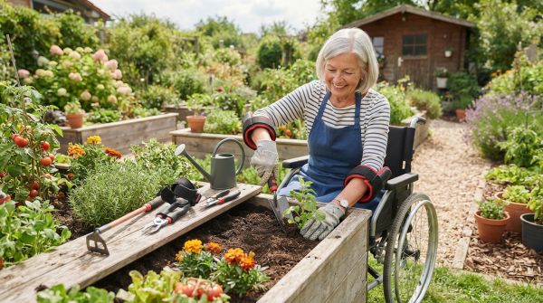 Les outils de jardinage pour personnes à mobilité réduite
