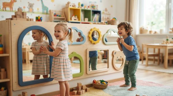 Miroirs pour enfants : sécurité et praticité